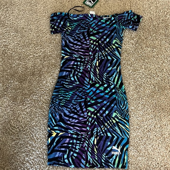 Puma CG Printed Slim Dress Byzantium - Picture 6 of 6